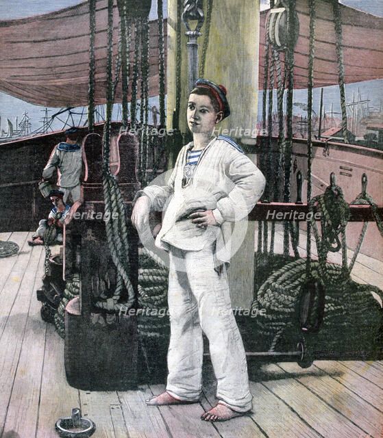 'The Cabin Boy', 1891. Artist: M Brun