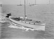 The cabin cruiser Minnehaha 1914. Creator: Kirk & Sons of Cowes