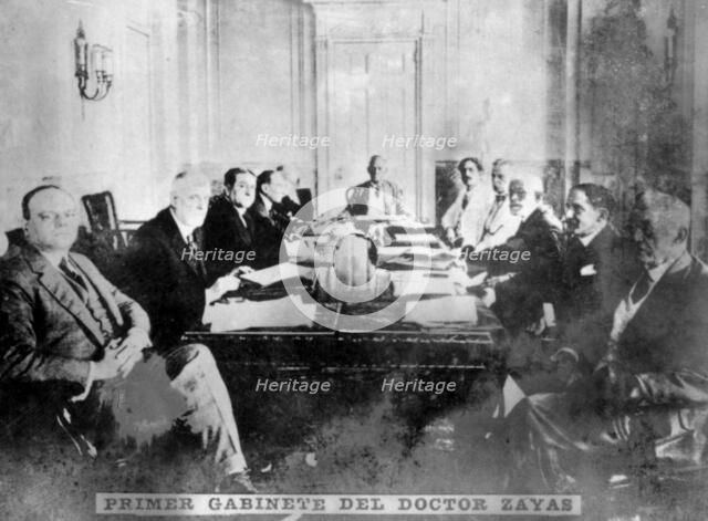 The Cabinet of Alfredo de Zayas, c1910. Artist: Unknown