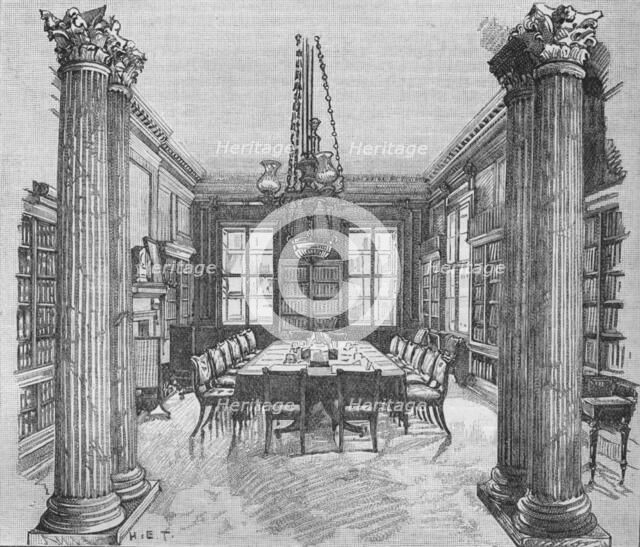 The Cabinet Room, 10 Downing Street, Westminster, London, 1906. Artist: HET.