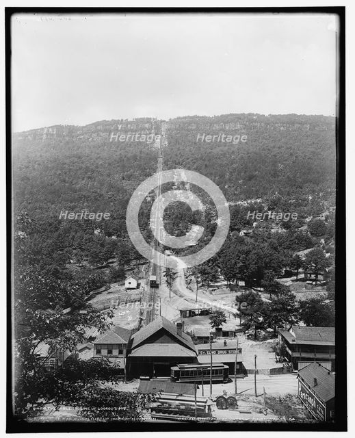 The cable incline up Lookout Mt., c1902. Creator: William H. Jackson.
