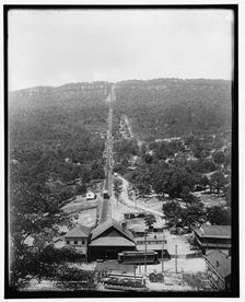 The cable incline up Lookout Mt., c1902. Creator: William H. Jackson