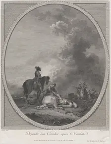 The Cadaver of a Soldier after Combat, 1781., 1781. Creator: Nicolas Colibert