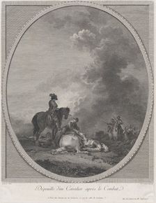 The Cadaver of a Soldier after Combat, 1781., 1781. Creator: Nicolas Colibert