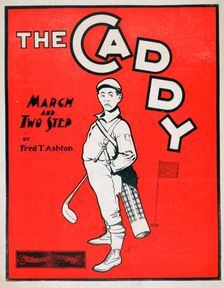 "The Caddy", sheet music cover, 1900. Creator: Owen T Reeves