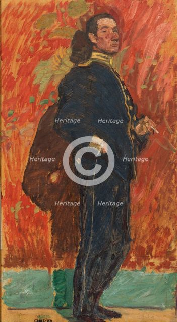 The Cadet. Portrait Study, 1918. Creator: Helmer Osslund.