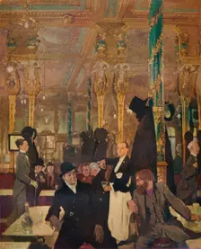 The Cafe Royal, London 1912. Artist: William Newenham Montague Orpen
