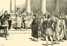 The Caitlinarian Conspirators Before The Senate 1890. Creator: Unknown