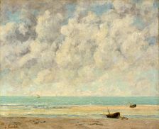 The Calm Sea, 1869. Creator: Gustave Courbet