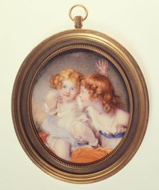 The Calmady children, after 1850. Creator: English School