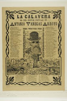The Calavera of the Peoples Editor Antonio Vanegas Arroyo, 1902. Creator: José Guadalupe Posada