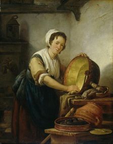 The Caldron Scrubber, 1808-1810. Creator: Abraham van Strij