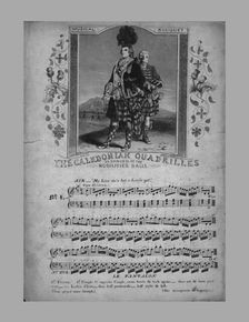 The Caledonian Quadrilles, sheet music, c1870. Creator: Unknown