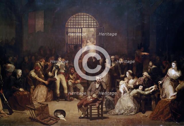 The Call for the Last Victims of the Terror, 7-9 Thermidor, Year 2 (25-27 July 1794). Artist: Muller (Müller), Charles Louis Lucien (1815-1892)