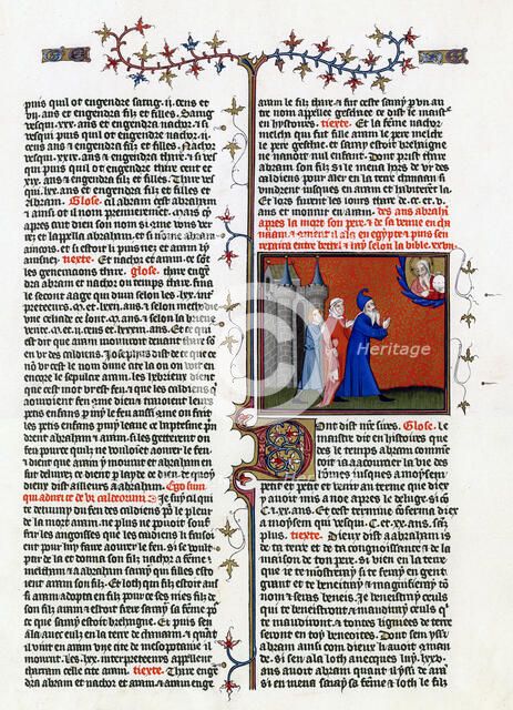 The Call of Abraham, early 15th century. Artist: Unknown