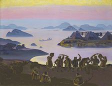 The Call of the Sun, 1919. Creator: Roerich, Nicholas (1874-1947)