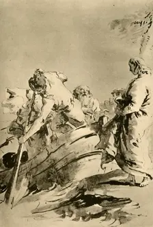 The Call to Peter mid 18th century, (1928). Artist: Giovanni Battista Tiepolo