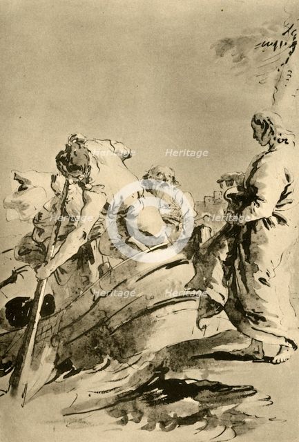 'The Call to Peter', mid 18th century, (1928). Artist: Giovanni Battista Tiepolo.