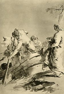 The Call to Peter mid 18th century, (1928). Artist: Giovanni Battista Tiepolo