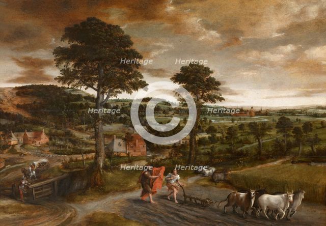 The Calling of Elisha, 1572. Creator: Jan Massys.