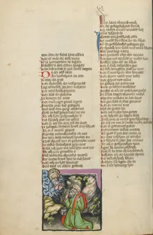 The Calling of Joshua; Weltchronik, about 1400-1410. Creator: Unknown