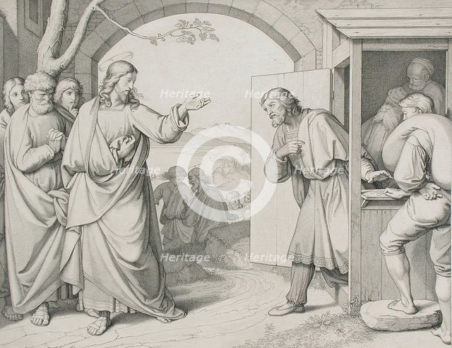 The Calling of Matthew, 1846. Creator: Johann Friedrich Overbeck.