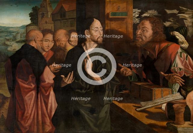 The Calling of Saint Matthew, after 1530. Creator: Marinus van Reymerswaele.