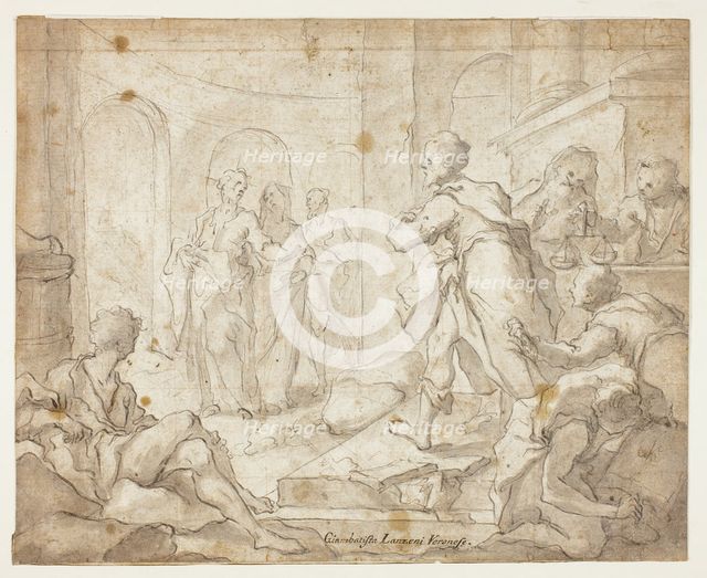The Calling of Saint Matthew, n.d. Creator: Giovanni Battista Lanceni.