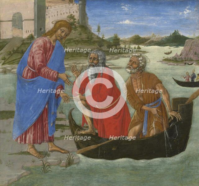 The Calling Of Saints Peter And Andrew, 1470s. Creator: Matteo di Giovanni.
