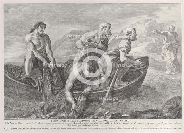 [The calling of Sts Peter and Andrew], 1730-50. Creator: Pietro Monaco.