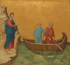 The Calling of the Apostles Peter and Andrew, 1308-1311. Creator: Duccio di Buoninsegna
