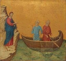 The Calling of the Apostles Peter and Andrew, 1308-1311. Creator: Duccio di Buoninsegna