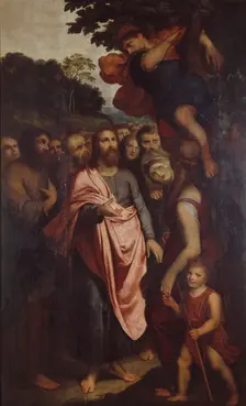 The Calling of Zacchaeus who is Sitting in a Fig Tree. Creator: Otto Van Veen