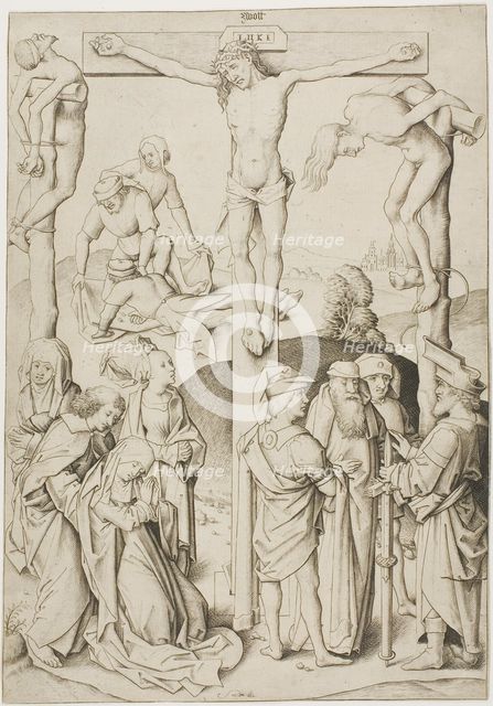 The Calvary, c.1480. Creator: Master IAM of Zwolle.
