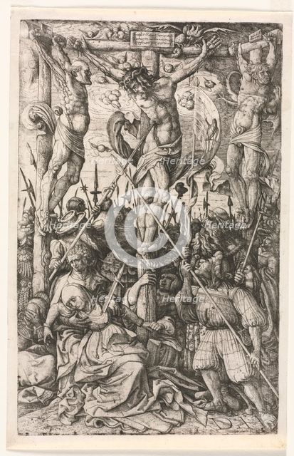 The Calvary, c. 1520. Creator: Daniel I Hopfer (German, c. 1470-1536).