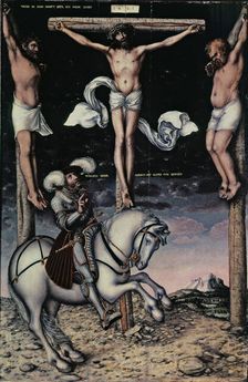 The Calvary work by Lucas Cranach the Elder