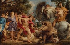 The Calydonian Boar Hunt, about 1611-1612. Creator: Peter Paul Rubens