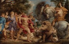 The Calydonian Boar Hunt, c. 1612. Artist: Rubens, Pieter Paul (1577-1640)