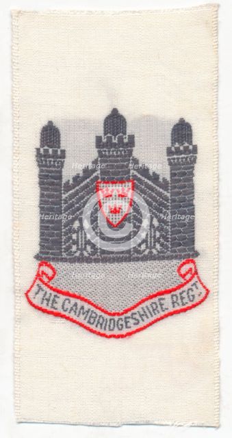 'The Cambridgeshire Regt', c1910. Artist: Unknown.