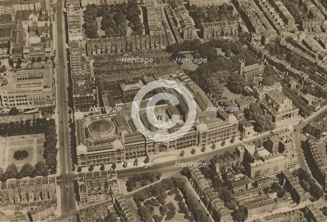 'The Camera Catches a View of South Kensington from a Low-Flying Aeroplane', c1935. Creator: Unknown.