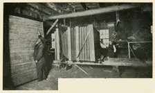 The Camera In The Workshop - Showing The Size Of The Plate Holder 1901. Creator: Unknown