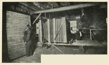 The Camera In The Workshop - Showing The Size Of The Plate Holder 1901. Creator: Unknown