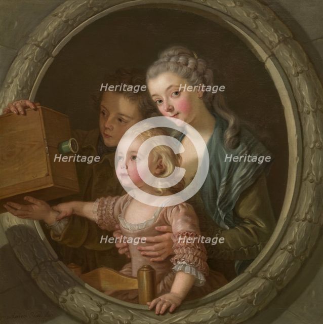 The Camera Obscura, 1764. Creator: Amédée van Loo.
