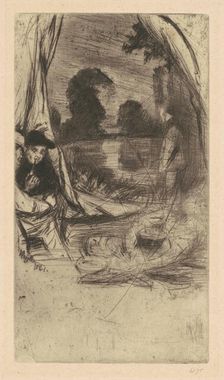 The Camp, 1861 (published 1879). Creator: James Abbott McNeill Whistler