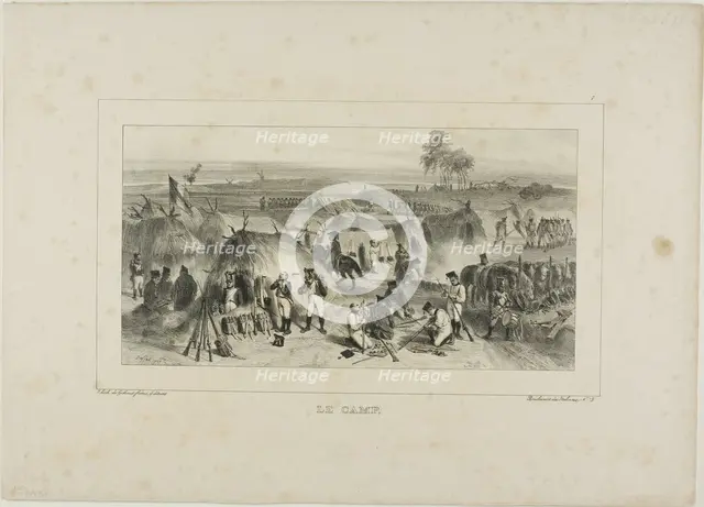 The Camp, 1836–37. Creator: Auguste Raffet.