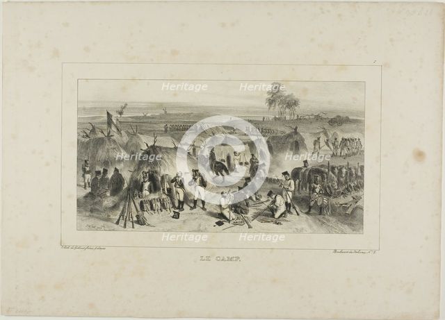 The Camp, 1836–37. Creator: Auguste Raffet.