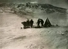 The Camp 7000 Feet Up Mount Erebus 1908, (1909)