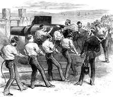 The Camp at Shoeburyness: the competition for the Army Prizes, 1871. Creator: Unknown