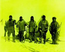 The Camp at the South Pole, January 18, 1912. Creator: Herbert Ponting