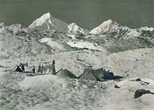 The Camp below Jongsong La c1903